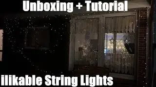 ilikable 40m 300LEDs String Light Battery Operated, 8  Modes Fairy light Unboxing and instructions