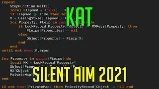 KAT (ROBLOX) | HACK/SCRIPT | SILENT AIM 2021