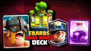 #1 EBarbs Cycle Deck! Elite Barbarians Rage Deck! Arena 20 Best Clash Royale Deck 2025