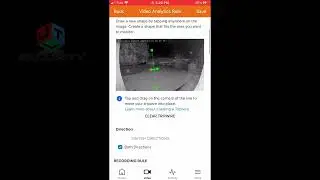 How to Create Video Analytics Rules on the JTL Security Mobile App