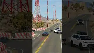 Realistic Highway Car Crashes #159