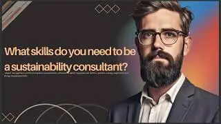 WHAT SKILLS DO YOU NEED TO BE A SUSTAINABILITY  CONSULTANT