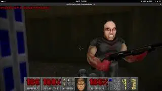 Doomsday Engine on Fedora 42 - playing DOOM #fedoralinux #linuxgaming #doom  #linux