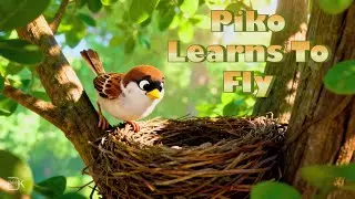 Piko Learns to Fly  Motivational Sparrow Story for Kids | English #kids #motivational #ai