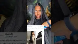 Use younsolo human Hair bundles in Amazon #ponytail#hairtok#amazonwig#blackgirl#blackwoman#humanhair