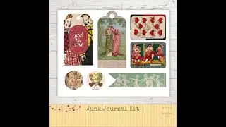 My February Junk Journal Kit is here! #junkjournalcommunity #oraclecards #scrapbookingideas