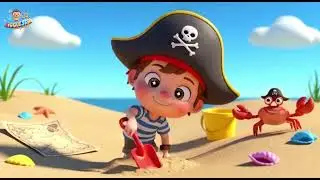 Pirate Treasure Counting Voyage Song for Kids | Fun Nursery Rhymes & Toddler Sing-Along 🏴&zwj;☠️💰🎶