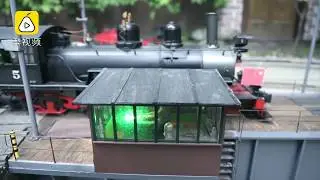 a die-hard fan of trains built a 330-square-meter Railway Kingdom in his backyard