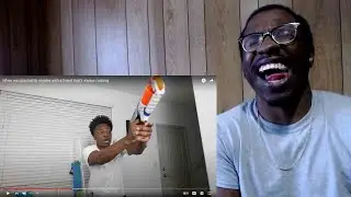 LENARR YOUNG - When you play battle royales with a friend that's always rushing | REACTION