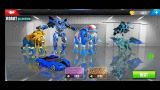 Tiger robot game robot game 🤖🦣🐅#robot #robotsimulator #robotfight #robotgame #viralvideos 