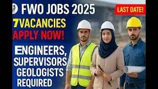 FWO Jobs 2025 | Frontier Works Organization Latest Vacancies | Latest Jobs in Pakistan 2025