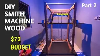 DIY Home Gym Equipment / Power rack upgrade Smith Machine | Part 2