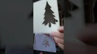 technique iris folding carte pour les fêtes de Noël