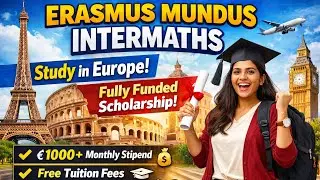 Erasmus Mundus InterMaths Scholarship 🇪🇺 | Fully Funded | &euro;1000+ Stipend  
