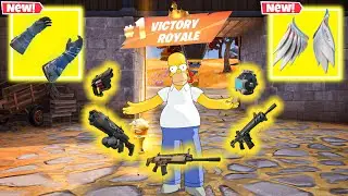 BLITZ ROYALE NEW! MODE | HOMER SIMPSON SKIN | Fortnite Gameplay ( MORTAL KOMBAT )