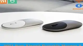 Original Xiaomi Mi Portable 2 Mouse Optical  Wireless Bluetooth 4.2 RF 2.4GHz 4000DPI Adju