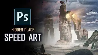 creating a HIDDEN PLACE in photoshop | speed art | The Editz Mafia