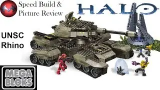 Halo - UNSC Rhino - Mega Bloks Speed Build and Picture Review