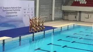 11th Singapore National Open Synchronised Swimming Championships - Open Tech Team (Selangor)