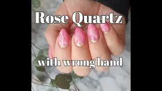 ROSE QUARTS MARBLE WITH WRONG HAND!
