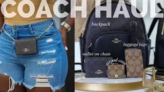 COACH small leather goods HAUL | Travel in STYLE for the LOW, LOW! @MENA_ADUBEA