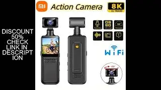 Xiaomi 8K HD Handheld Pocket Camera 180 &deg; Rotating Mini Portable Camera Wearable Night Vision Outdoo