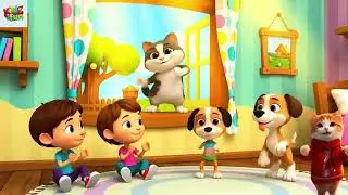 Meow Meow Cat Dance 😺 | Kids Fun Cartoon Video