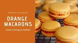 Рецепт апельсиновых макарон и видеоурок