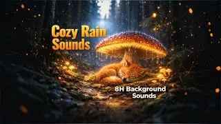 Cozy Rain Sounds for Relaxation, Sleep & Focus | Background Sounds (8H)
