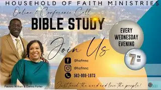 THE  RAPTURE, THE ANTICHRIST, AND THE TRIBULATION LESSON 1  Pastors William & Donna Porter l HOFM