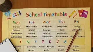 HTML timetable design (0nly html)