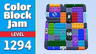 Color Block Jam Level 1294 (1295) | Every Puzzle Solved! 🎯