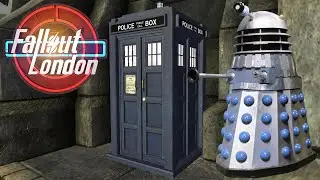 Doctor Who TARDIS And Daleks Reference in Fallout London