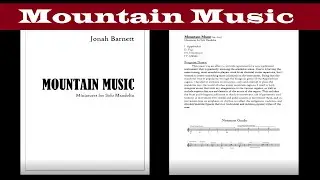 Mountain Music - Miniatures for Solo Mandolin | Scrolling Score