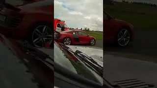 Audi R8 V10 vs. Audi 80 5 Zylinder 20V TURBO! 😱🤯 #shorts
