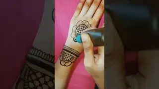 Beautiful easy bunch mehndi design ❤️#mehndi #shorts