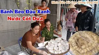 Sáng Sớm Mưa Hai Chị Em Bán | Bánh Bèo Đậu Xanh Nước Cốt Dừa | Mưa Tầm Tả Kéo Dài @netsongdongque