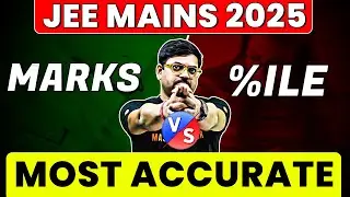 📢JEE 2025 JAN RESULT OUT❗| Actual MARKS vs PERCENTILE JEE Mains 2025