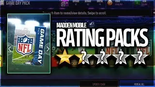 BEST PACKS TO OPEN in MADDEN MOBILE 18! RATING PACKS! GAMEDAY PACKS! (Episode #1)
