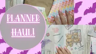 PLANNER HAUL | FEATURING STATIONERY WONDERLAND, SUM LIL THINGS, FANTASY DESIGNS STORE AND MORE!