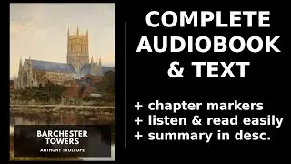 Barchester Towers (1/2) 🏆 By Anthony Trollope. FULL Audiobook