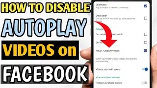 HOW TO STOP AUTOPLAY VIDEOS ON FACEBOOK 2025 TUTORIAL