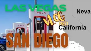 Tesla Road Trip + Niece Birthday Vlog: Las Vegas to San Diego. Will I Make It?