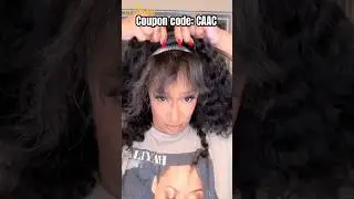 Raw Burmese Curly Half Wig✨Seamless Hairline Install w/ Natural Hair & Blended Ft.@UlaHair