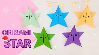 ORIGAMI PAPER STAR | CHRISTMAS DECORATION