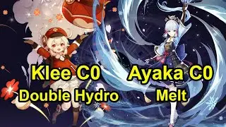 Klee Double Hydro & Ayaka Melt Spiral AByss floor 12 genshin Impact