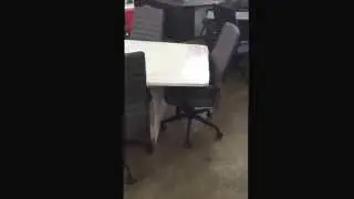 White modern conference table