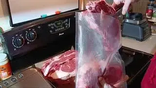 Cutting a Whole Ribeye with Decisions and Squatch