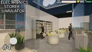 I BOUGHT NEW SECTION OF MY STORE - ELECTRONICS STORE SIMULATOR GANEPLAY #4