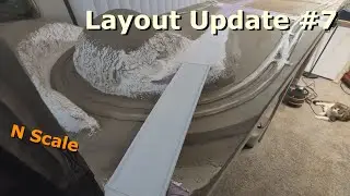 N Scale Layout Update #7 - Ground Cover Paint